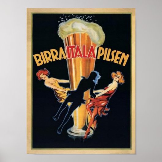 Birra Itala Pilsen ポスター (正面)