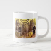 BirsayのPictish石 ジャンボコーヒーマグカップ (右)