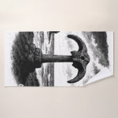 Birsay Whalebone – Orkney Ink Monument バスタオル (バスタオル)