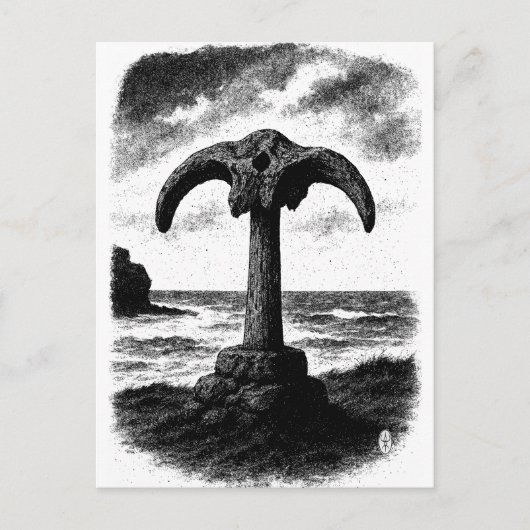 Birsay Whalebone – Orkney Ink Monument ポストカード (正面)