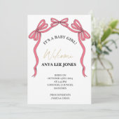 Birth announcement card for a baby Newborn 招待状 (スタンド正面)