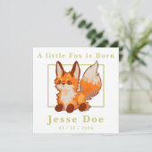 Birth Boy and Girl card, little Fox (スタンド正面)
