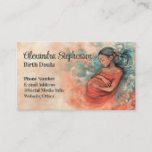 Birth Doula Mother Baby Art Natural Birthing  名刺 (正面)