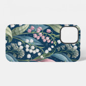 Birth Flower Botanical Design iPhoneケース (裏面横)