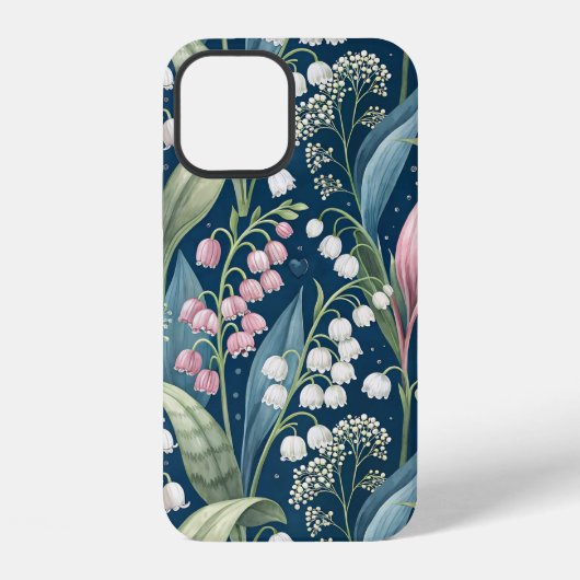 Birth Flower Botanical Design iPhoneケース (裏面)