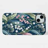 Birth Flower Botanical Design iPhoneケース (裏面横)