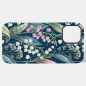 Birth Flower Botanical Design iPhoneケース (裏面横)