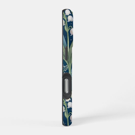 Birth Flower Botanical Design iPhoneケース (右側面)