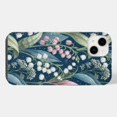 Birth Flower Botanical Design iPhoneケース (裏面横)
