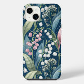 Birth Flower Botanical Design iPhoneケース (裏面)