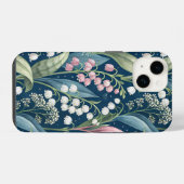 Birth Flower Botanical Design iPhoneケース (裏面横)