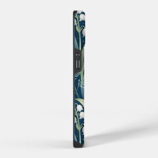 Birth Flower Botanical Design iPhoneケース (右側面)