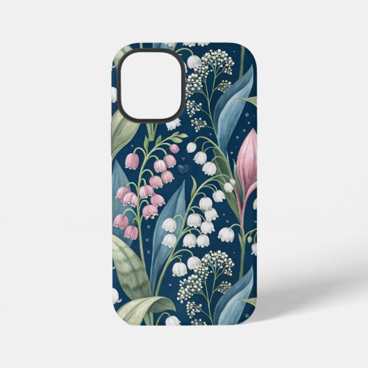 Birth Flower Botanical Design iPhoneケース (裏面)