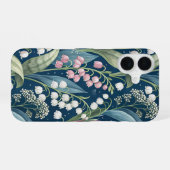 Birth Flower Botanical Design iPhone 16ケース (裏面横)