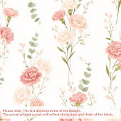 Birth Flower Jan Carnation Shower Curtain シャワーカーテン