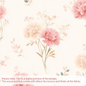 Birth Flower Jan Carnation Shower Curtain シャワーカーテン