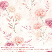 Birth Flower Jan Carnation Shower Curtain シャワーカーテン