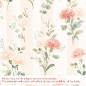 Birth Flower Jan Carnation Shower Curtain シャワーカーテン