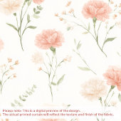 Birth Flower Jan Carnation Shower Curtain シャワーカーテン