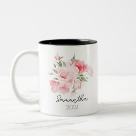 Birth Flower Mug Cup ツートーンマグカップ