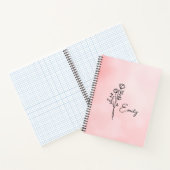Birth Flower Personalized Journal, Birth Month Flo ノートブック (内部)