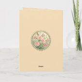 Birth Month Flower Sweet Pea Garden カード (裏面)