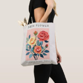 Birth Month Rose Tote トートバッグ (クローズアップ)