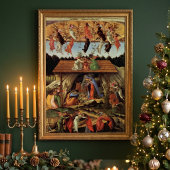 Birth of Christ by Botticelli, Christmas Nativity ポスター