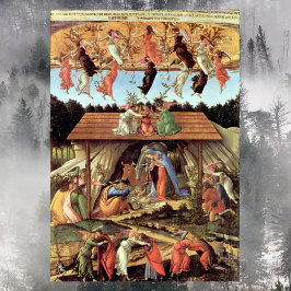 Birth of Christ by Botticelli, Christmas Nativity ポスター