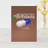 「Birthdavia」のバースデー・カード カード (黄色い花)