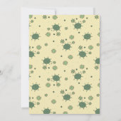 BIrthdayパーティーパレードでドライブする野生動物 招待状 (裏面)