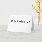 <birthday /> カード (黄色い花)