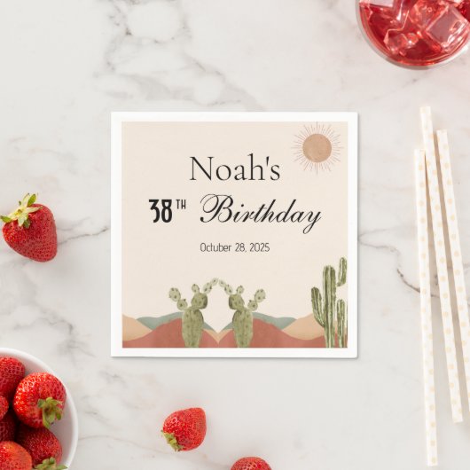 Birthday  スタンダードカクテルナプキン (インサイチュ)