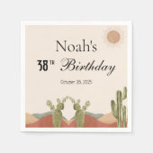 Birthday  スタンダードカクテルナプキン (正面)