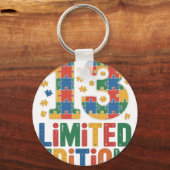 Birthday 13 Year Old Autism Awarenes キーホルダー (正面)
