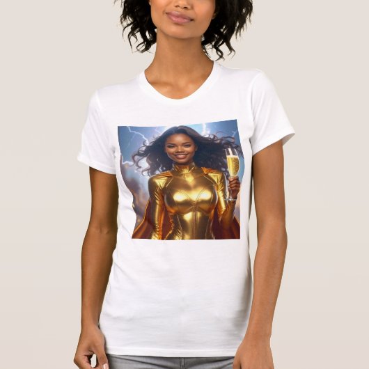 Birthday & Anniversary Superhero Tシャツ (正面)