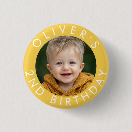 Birthday Badge Custom Name & Age 缶バッジ