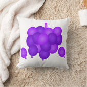 Birthday Balloon Bliss Pillow クッション (ブランケット)