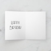 Birthday Balloons. Add Name. カード (内部)