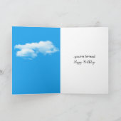 Birthday Banana With Red Balloon カード (内部)