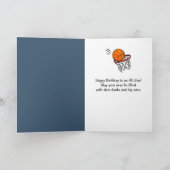 Birthday Basketball Player Number 67 カード (内部)