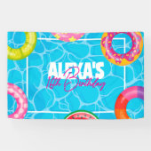 Birthday Bday Pool Party 横断幕 (横)