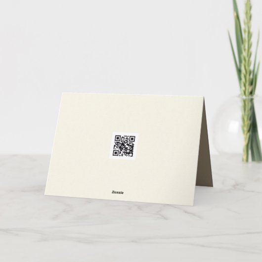 Birthday Bear Riding on a Carousel カード (裏面)