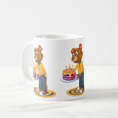 Birthday Bear Surprise コーヒーマグカップ (正面左)