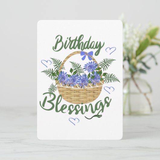 Birthday Blessings シーズンカード (スタンド正面)