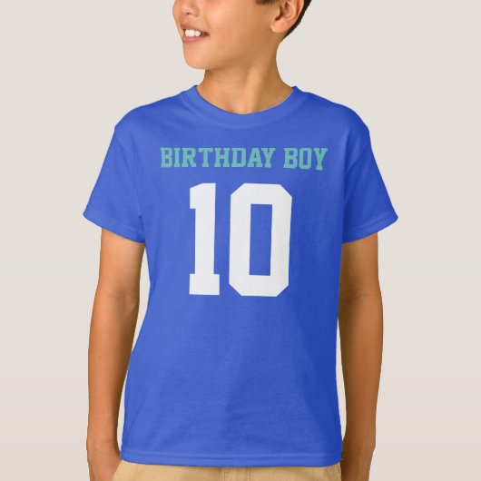 Birthday Boy 10 Tシャツ (正面)