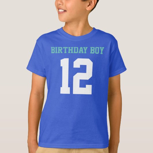 Birthday Boy 12 Tシャツ (正面)