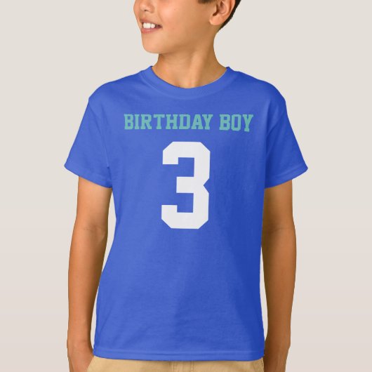 Birthday Boy 3 Tシャツ (正面)