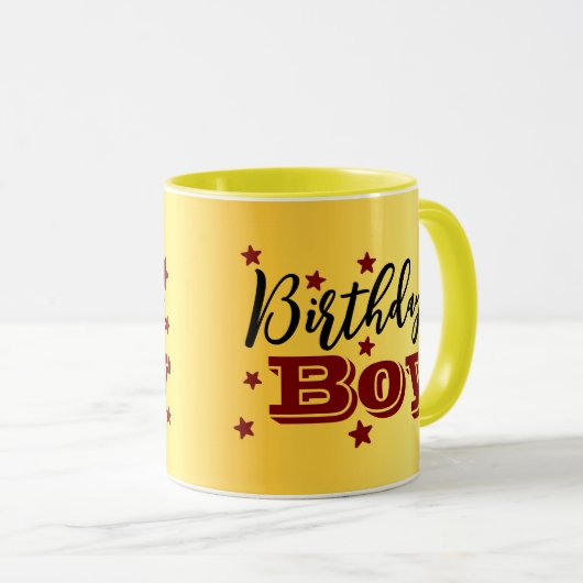 Birthday Boy Combo Mug for Special Celebrations マグカップ (正面右)