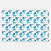Birthday Boy Coordinating Pattern Wrapping Paper ラッピングペーパーシート (正面3)